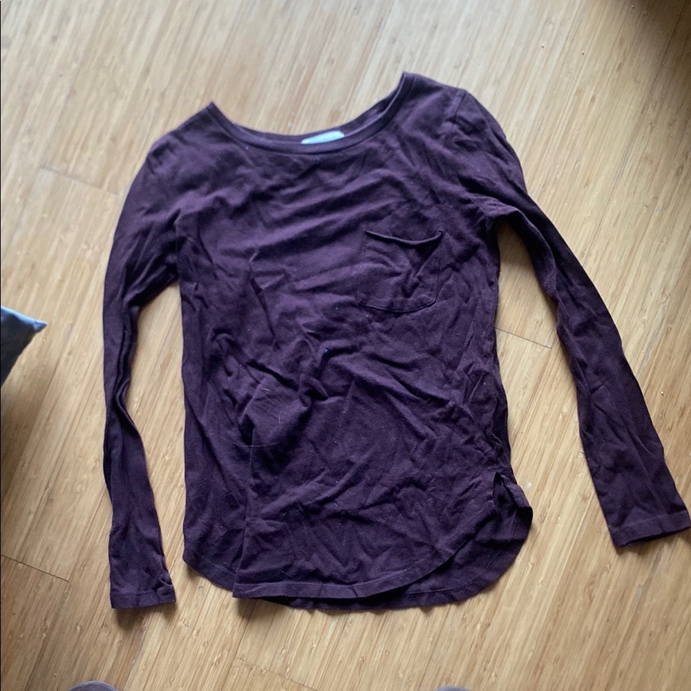 Women's Long Sleeve Top in Purple